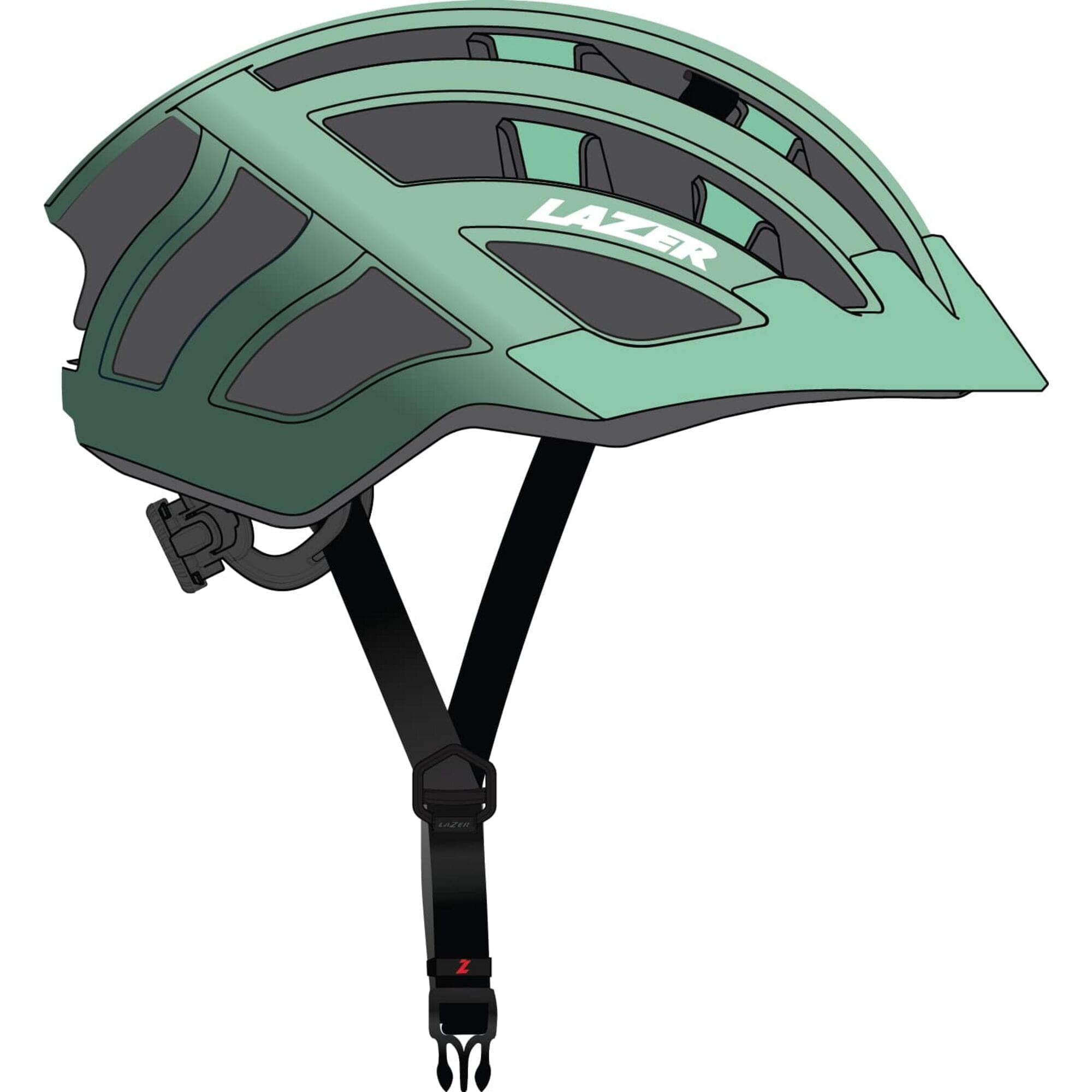 Lazer J2 Helmet; Matt Mint Green; Uni-Youth
