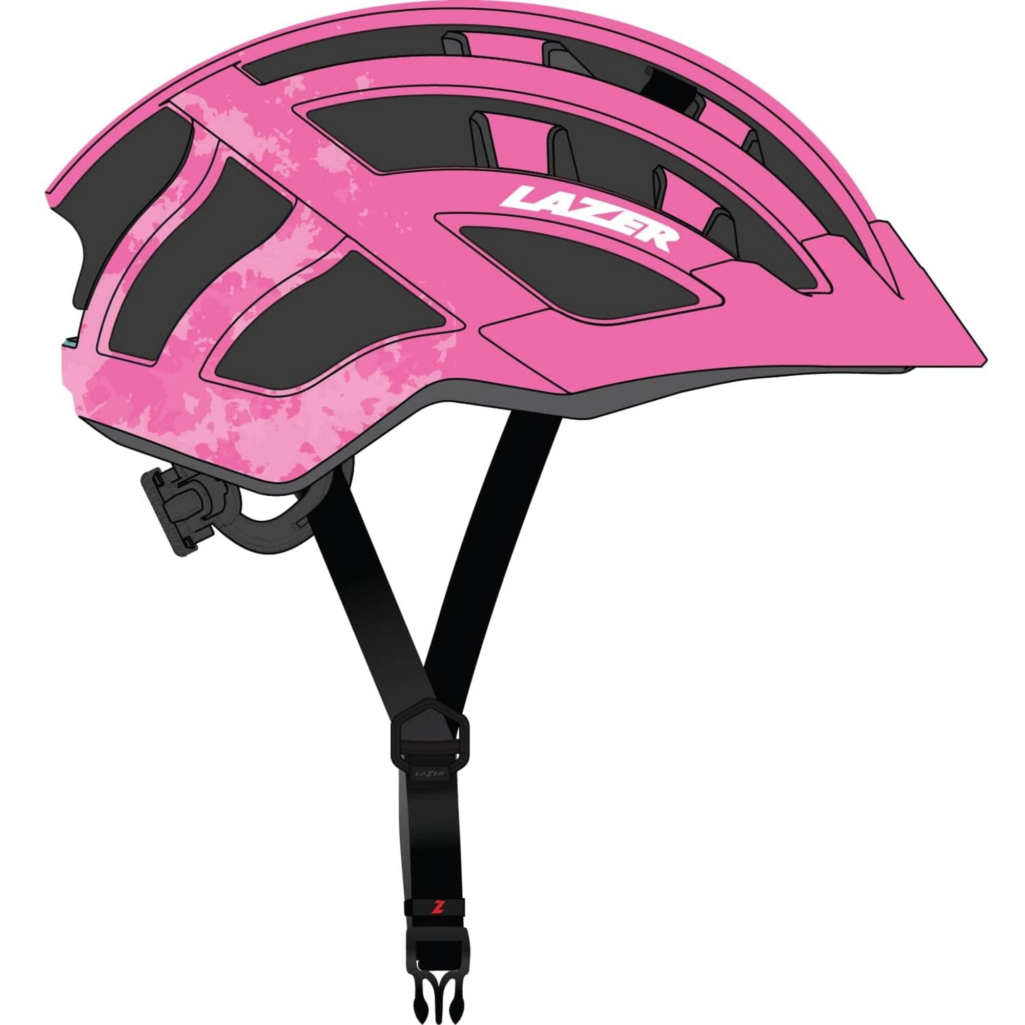 Lazer J2 Helmet; Matt Pink Clouds; Uni-Youth