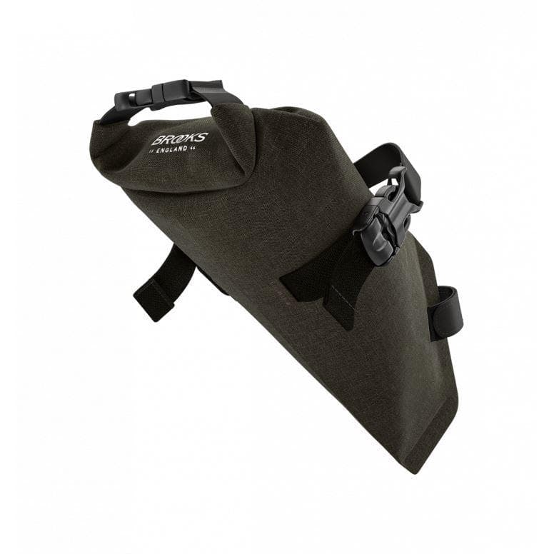 Brooks Scape Saddle Roll Bag - Mud Green -