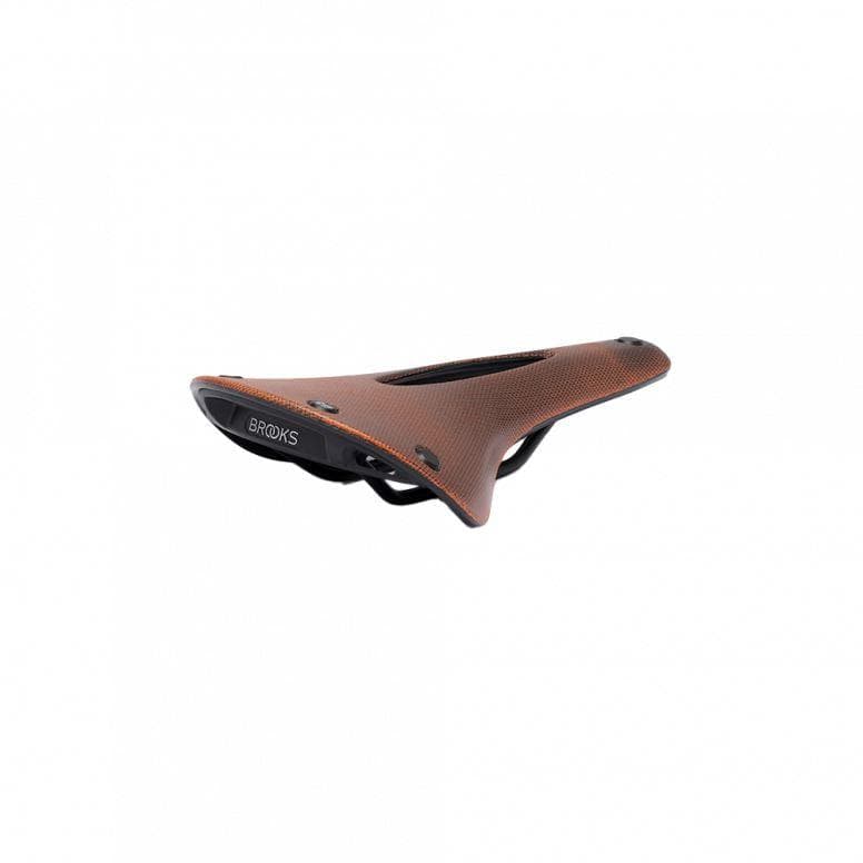Brooks Cambium C17 Carved Orange Mens Road Saddle - 162mm