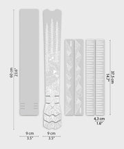 DYEDBRO MTB Frame Protection - OS Illustration - Gloss / White