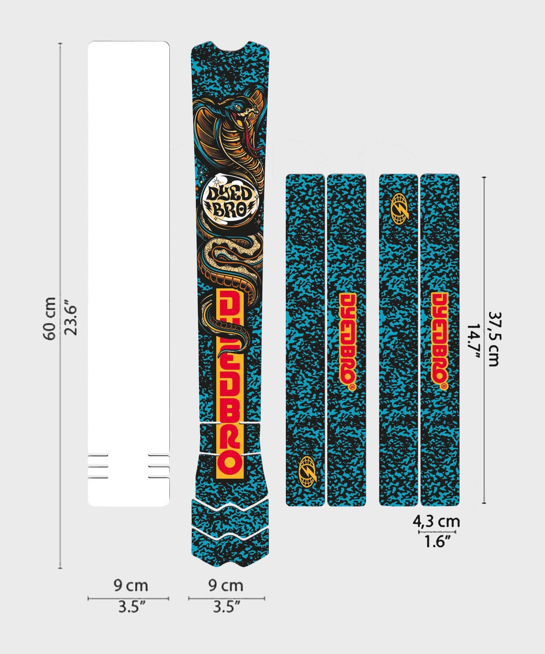 DYEDBRO MTB Frame Protection - RRR x DYEDBRO - Colour