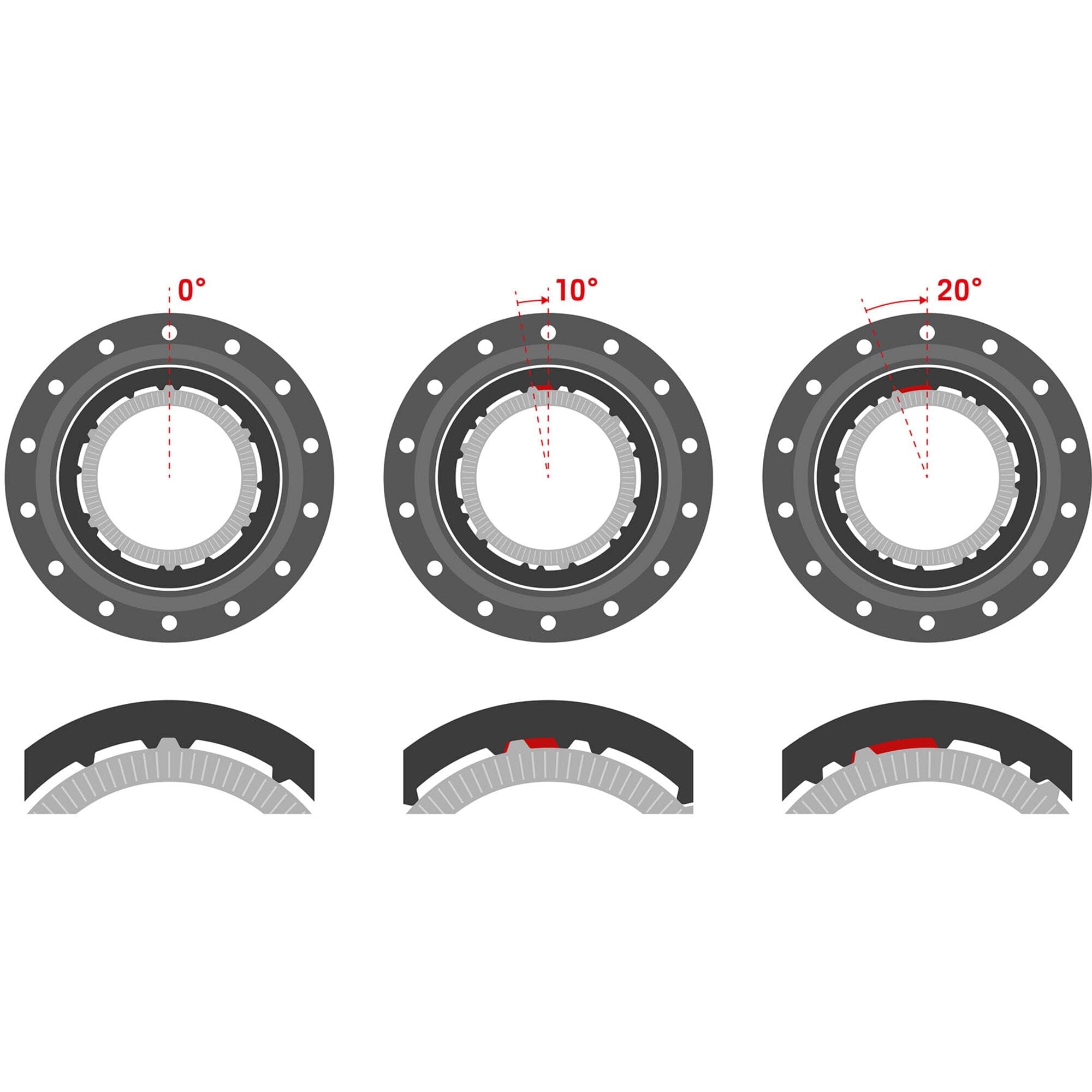 DT Swiss 90 Tooth DEG DF Upgrade Kit for Ratchet DEG hubs, ring nut tool included