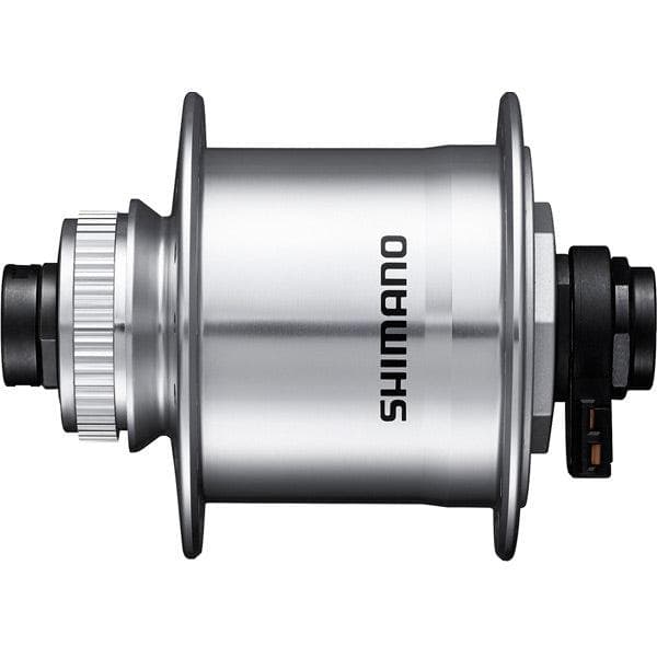 Load image into Gallery viewer, Shimano Nexus DH-UR705-3D Dynamo hub; 6v 3w; for Center Lock disc; 36h; 12x100 mm axle; silver
