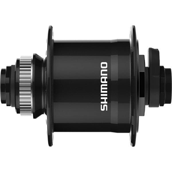 Load image into Gallery viewer, Shimano Nexus DH-UR708-3D Dynamo hub; 6v 3w; for Center Lock disc; 32h; 15x100 mm axle; black
