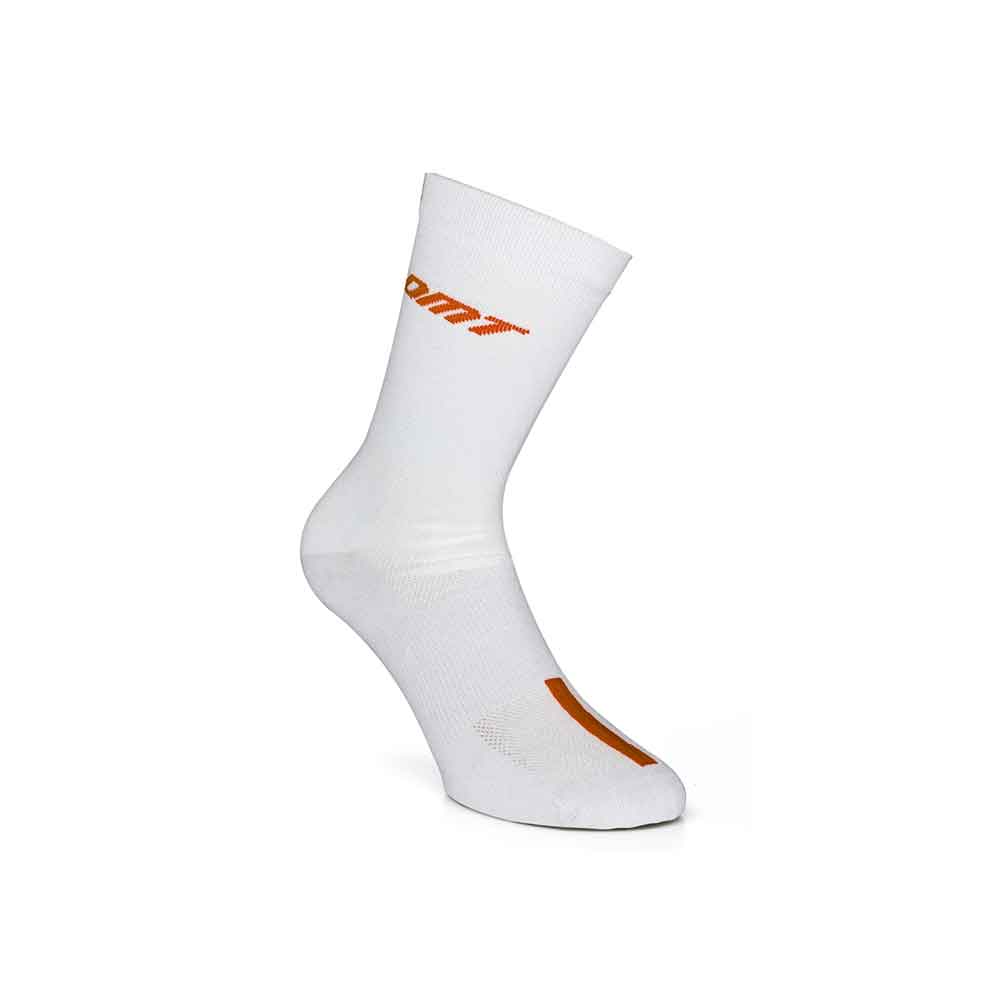dmt-shoes-classic-race-sock-white/orange-s/m