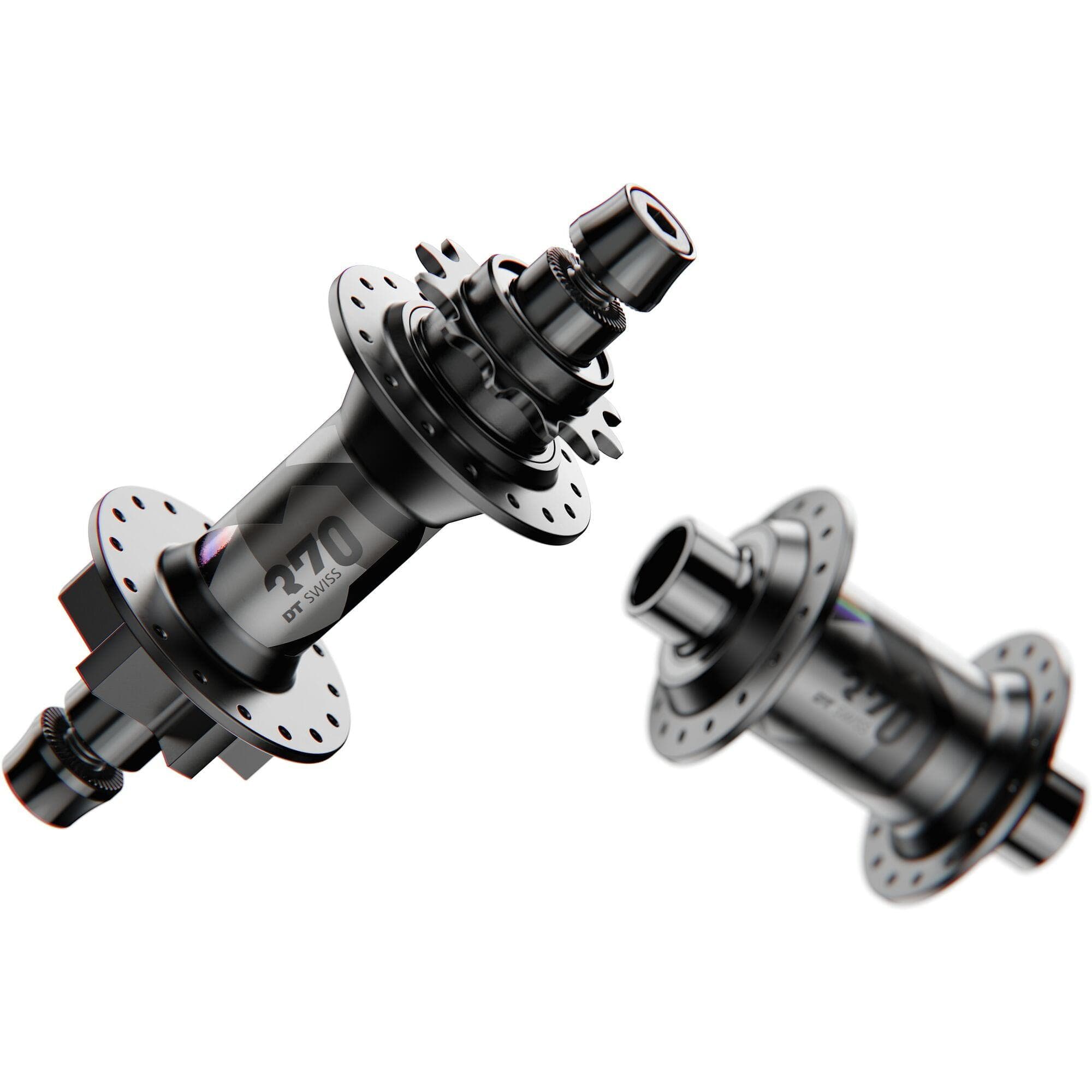 DT Swiss 370 Classic rear disc 6 bolt 135 x 10 mm, Singlespeed 32 hole, black