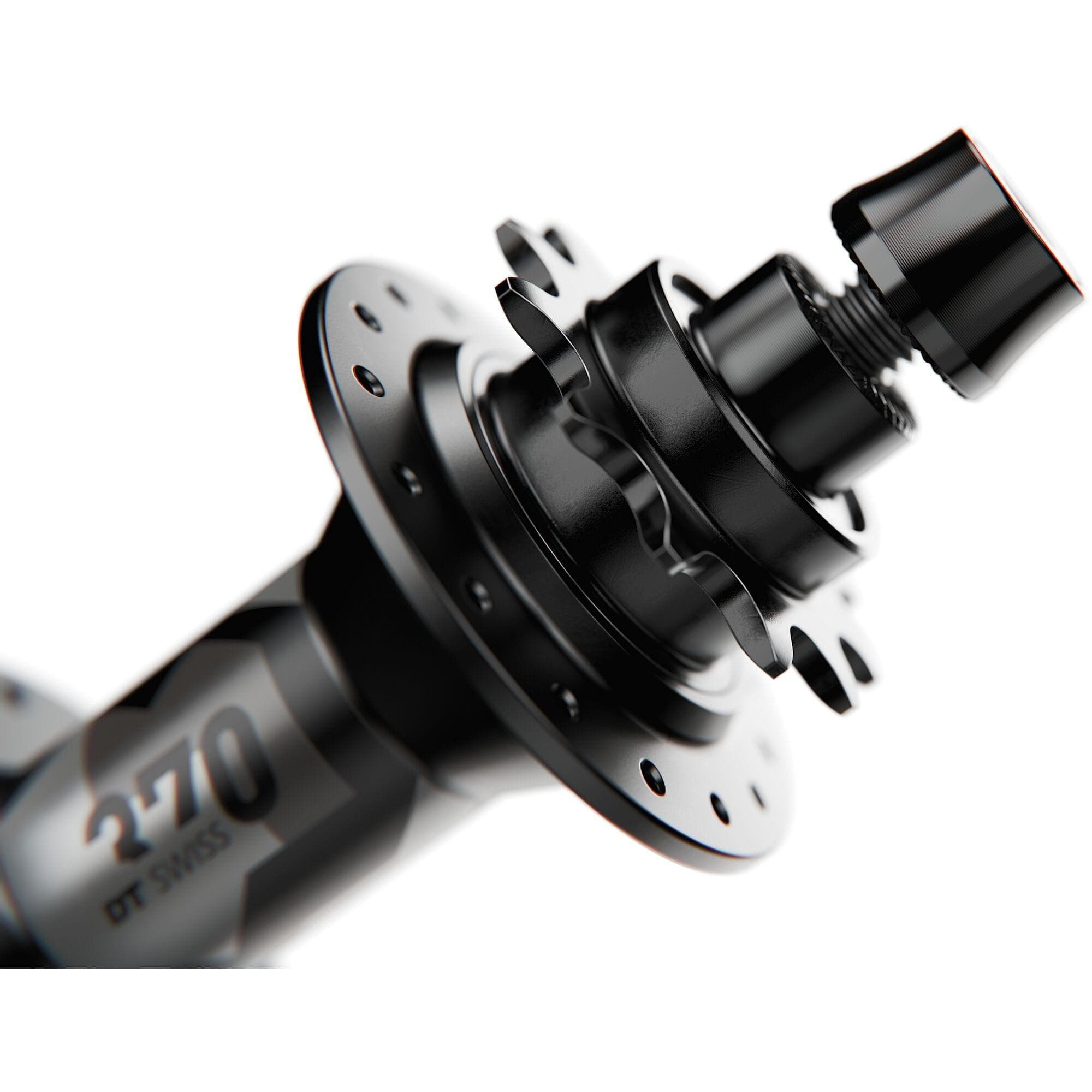 DT Swiss 370 Classic rear disc 6 bolt 135 x 10 mm, Singlespeed 32 hole, black