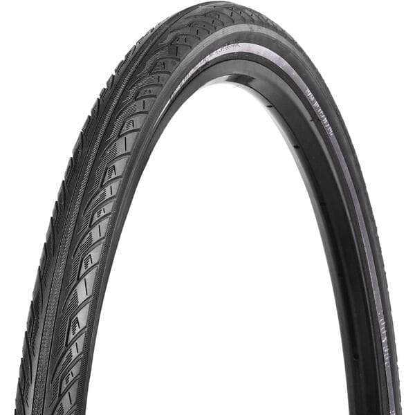 Nutrak Zilent+ with Puncture Belt and Reflective Stripe Tyre - Black