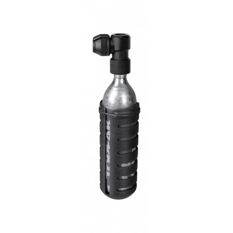 Topeak Nano Airbooster L With 25G Cartridge CO2 Inflator - Black