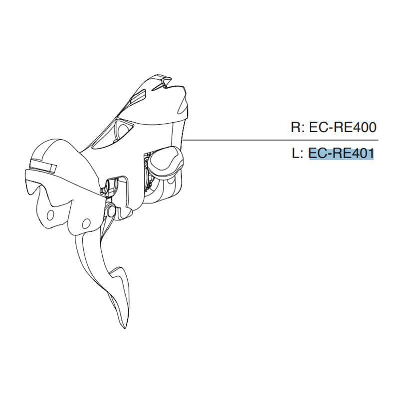 Campagnolo L/H Rec 12x Ergopower W/O Brake Lever