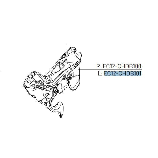 Campagnolo L/H Ergo CH12 2DB W/O Lvr 1 & MC