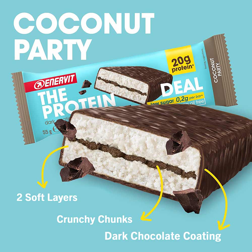 Enervit Protein Deal Bar, Coconut Party