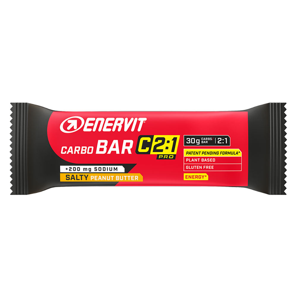 Enervit Salted Peanut Butter C2:1 Pro Carbo Bar - 30x45g -  Carbohydrate,During