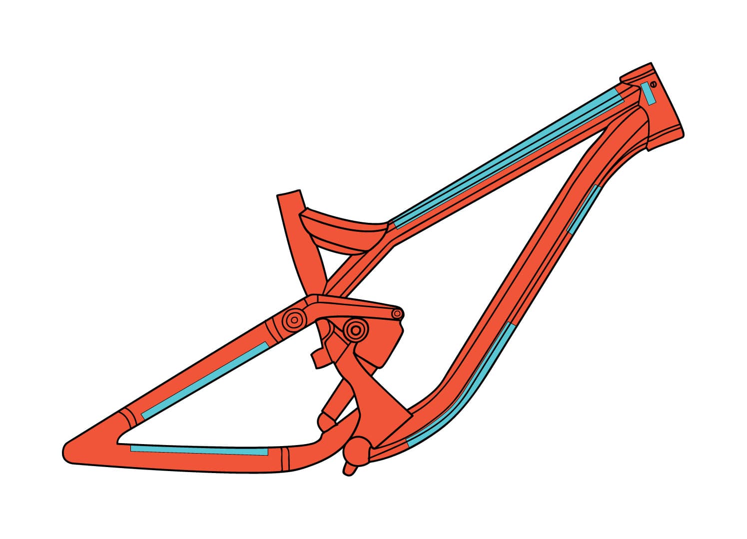 RideWrap Essential Protection Frame Kit (Matte Clear)