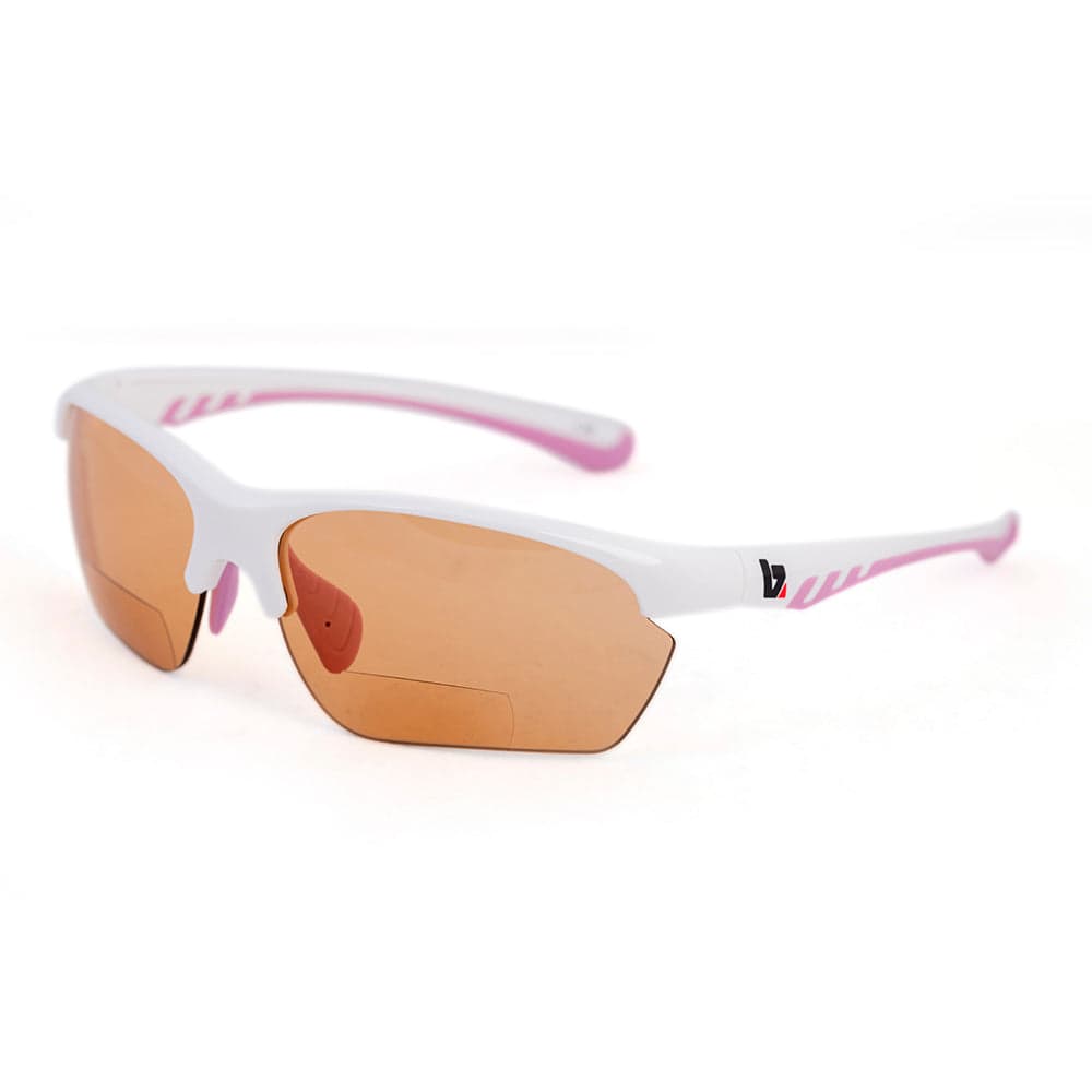 BZ Optics LJM HD Photochromic Bifocal Glasses White/Grey +1.50