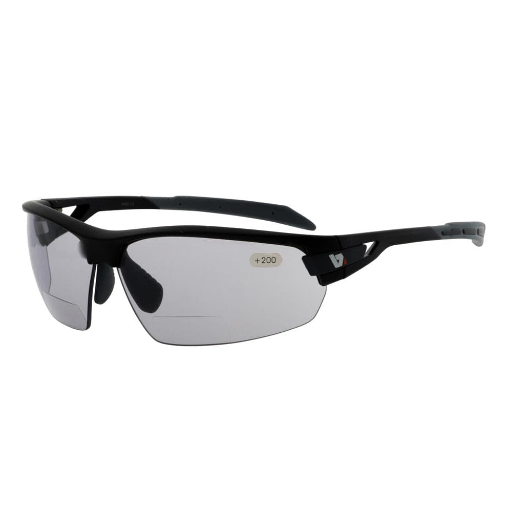BZ Optics PHO Bi-focal Photochromic Glasses Matt Black +1.50