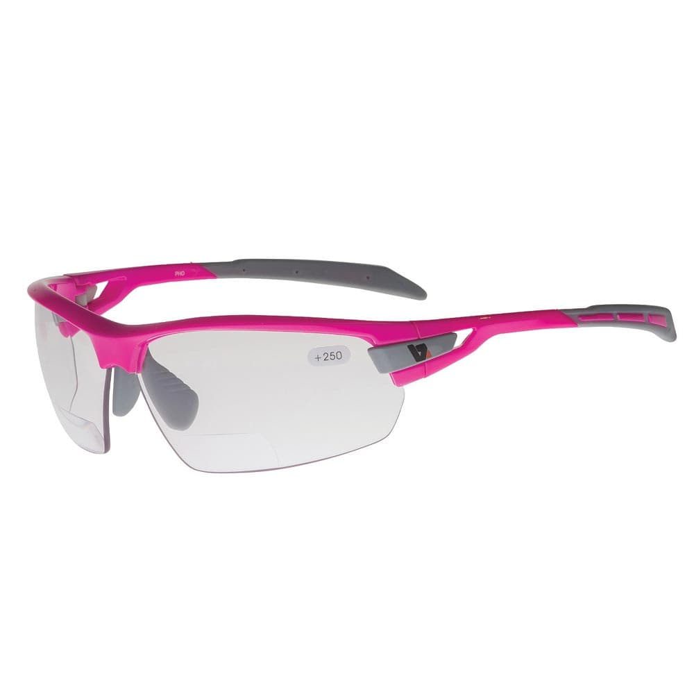 BZ Optics PHO Bi-focal Photochromic Glasses Pink +2.50
