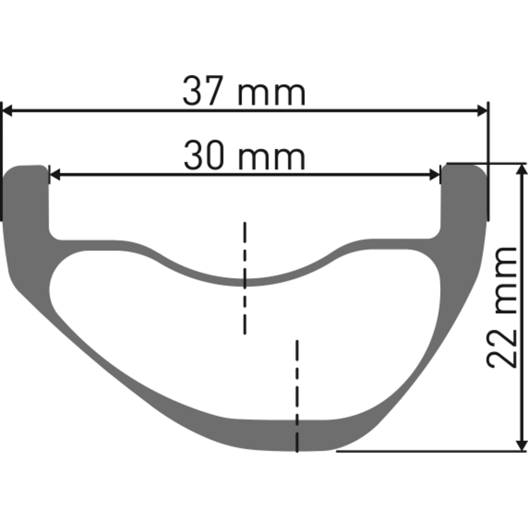 DT Swiss EXC 330 Carbon disc-specific 32 hole Presta-drilled black - 27.5"