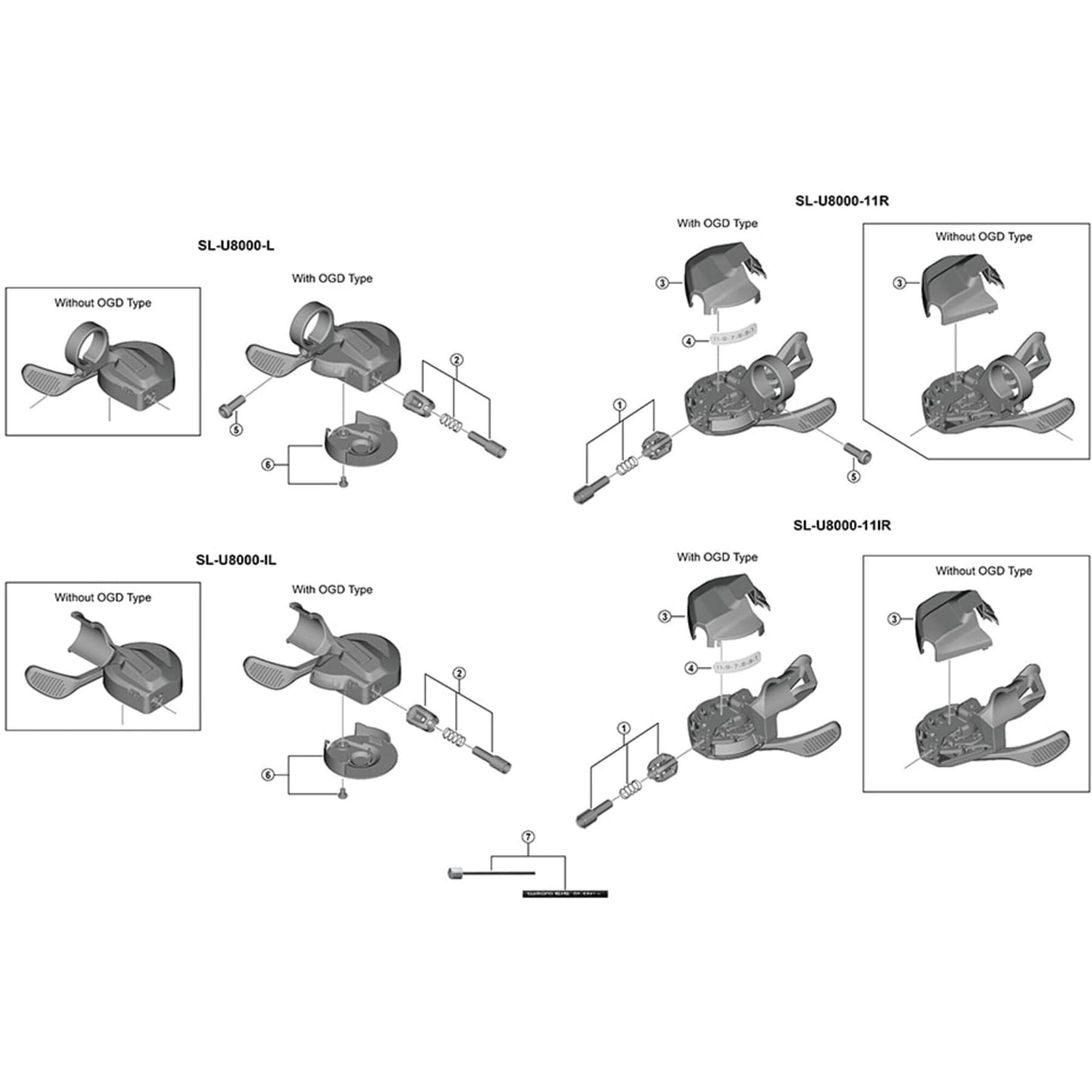 Shimano Deore XT SL-M8000 Cable Adjusting Bolt Unit - 03K 9803