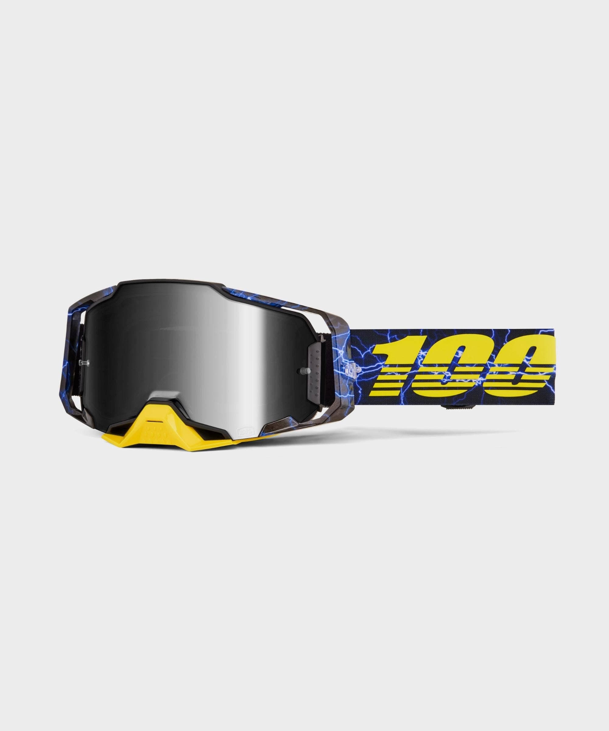 100% Armega Goggle Mirror Lens Furious - Silver Mirror Lens