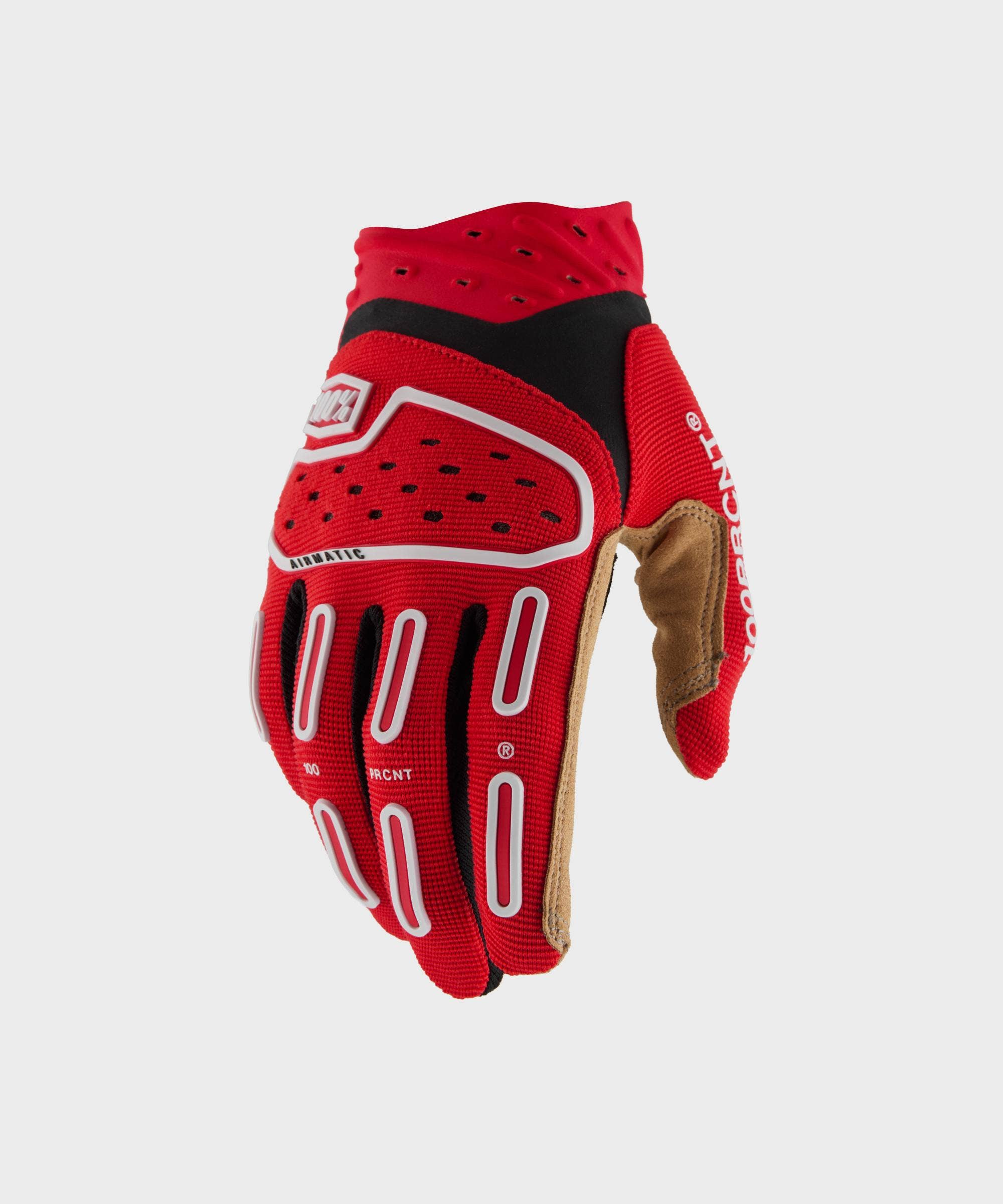100% Airmatic Glove Red/Black S
