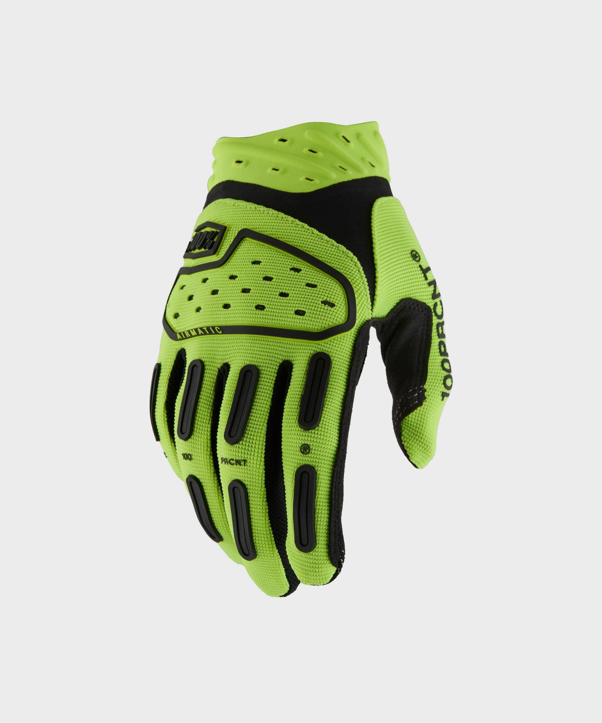 100% Airmatic Youth Gloves Fluo Yellow M 1