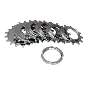 Gusset Components 3/32 Fixed Sprockets Silver 17T