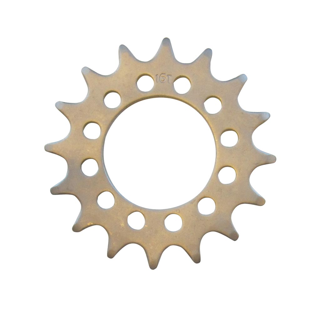 Gusset Components Disc Mount Fixed Sprockets Silver 16T
