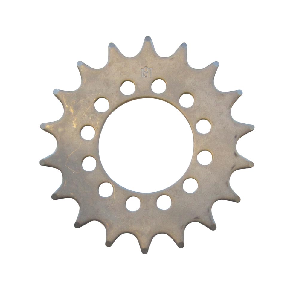 Gusset Components Disc Mount Fixed Sprockets Silver 18T