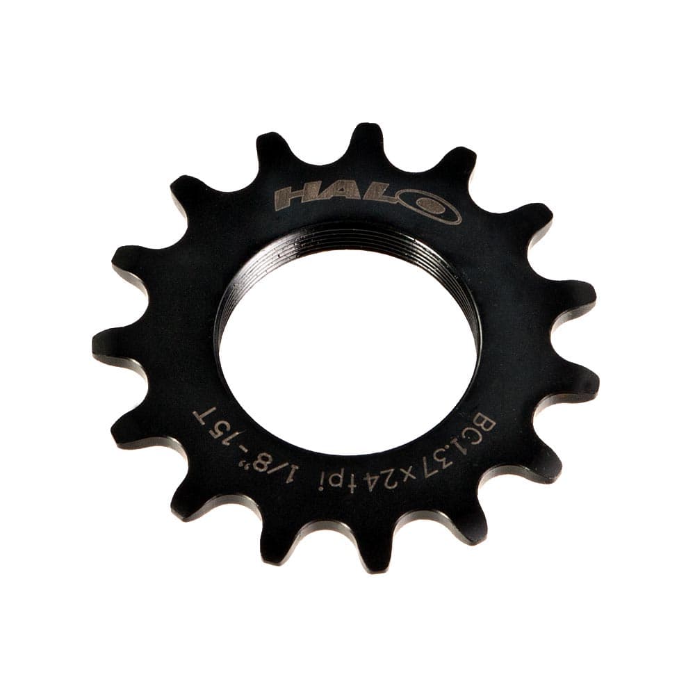 Halo Fixed Sprockets Black 15T