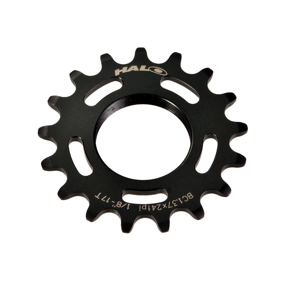 Halo Fixed Sprockets Black 17T