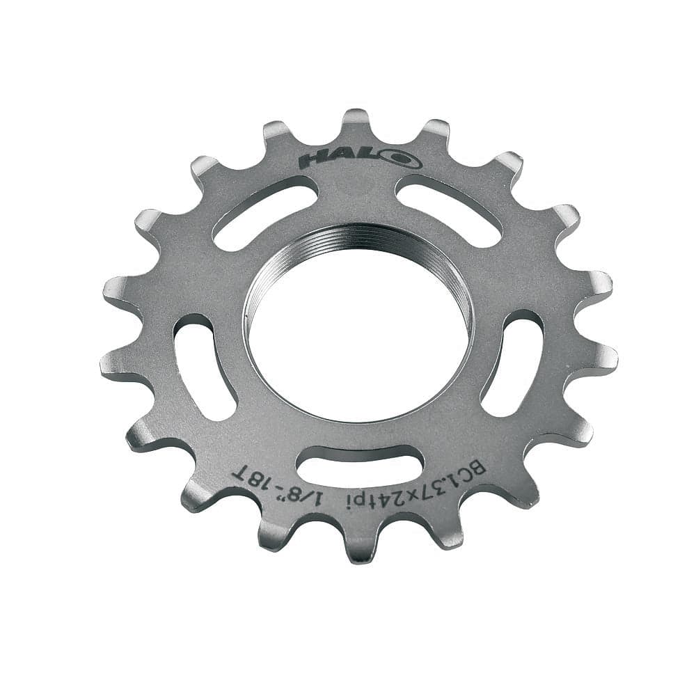 Halo Fixed Sprockets Chrome 18T