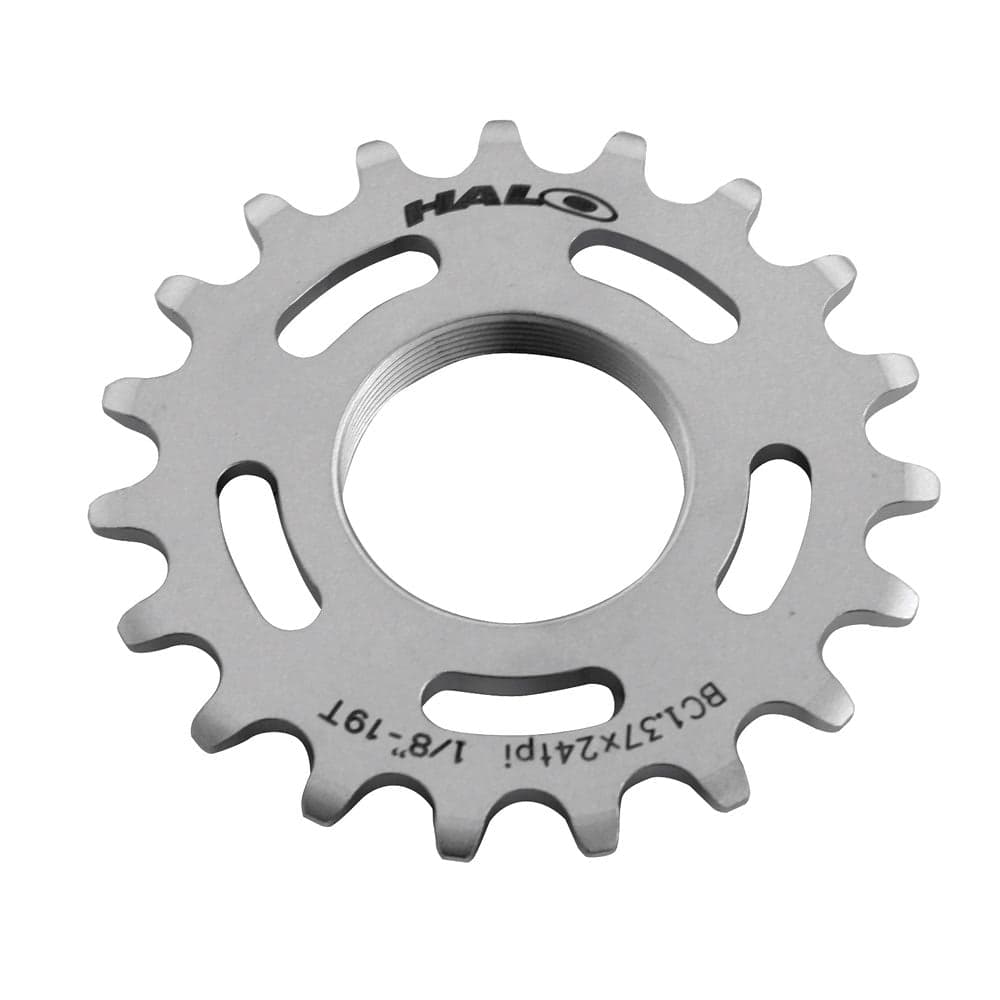 Halo Fixed Sprockets Chrome 19T