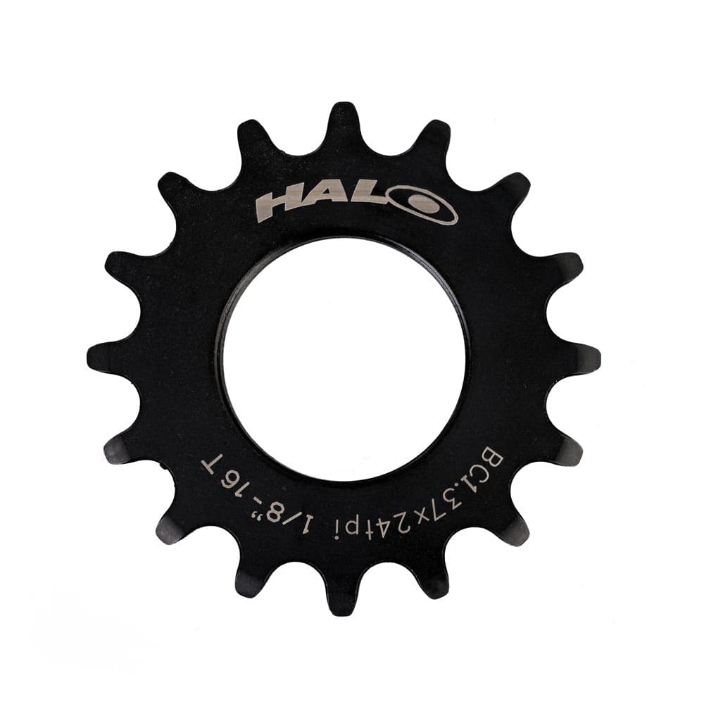 Halo Fixed Sprockets Black 16T
