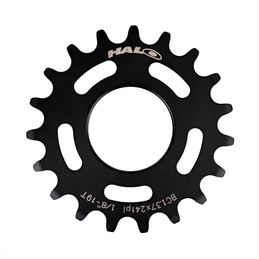 Halo Fixed Sprockets Black 19T