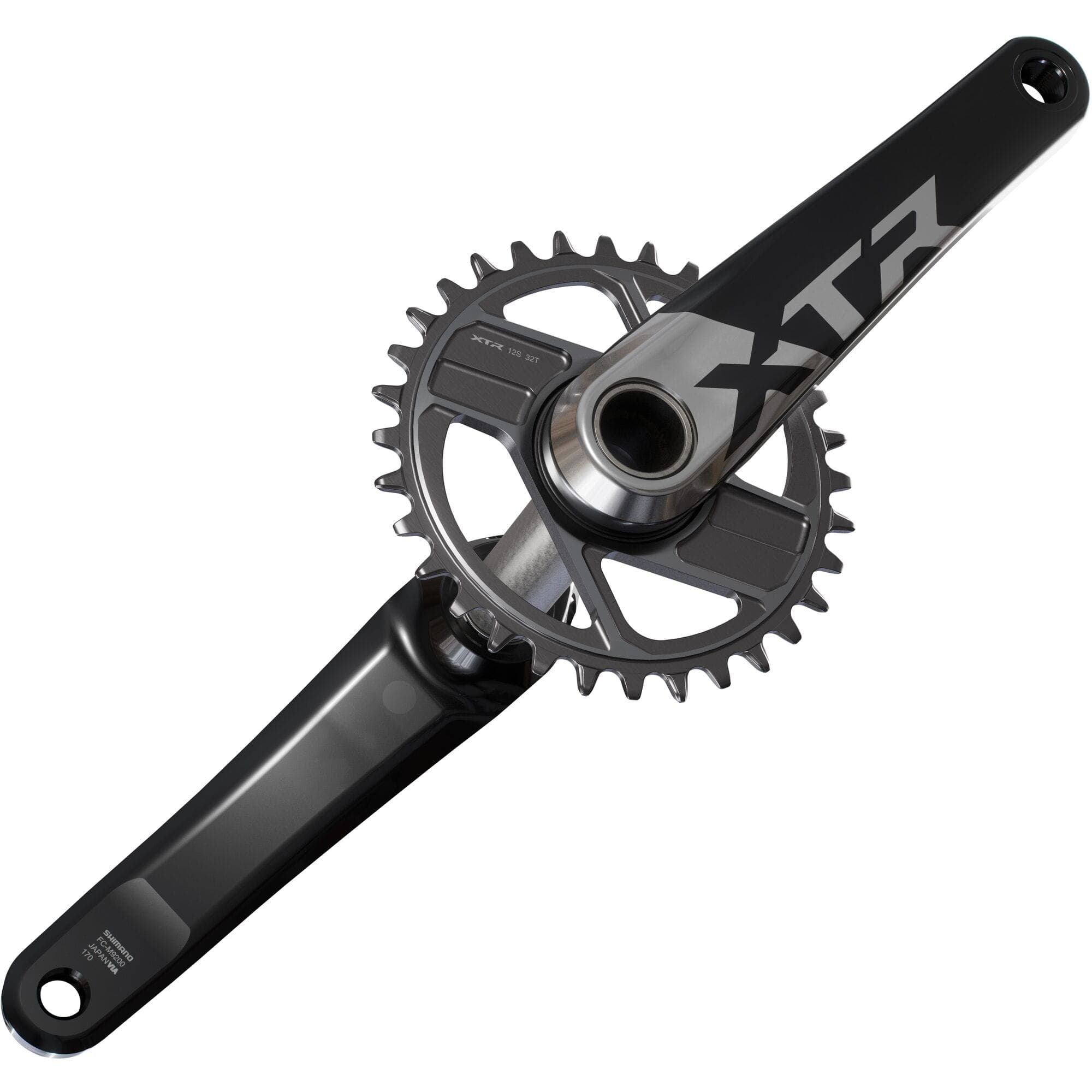 Shimano XTR FC-M9200 XTR crank set without ring, 55mm chain line, 12-speed, 165mm