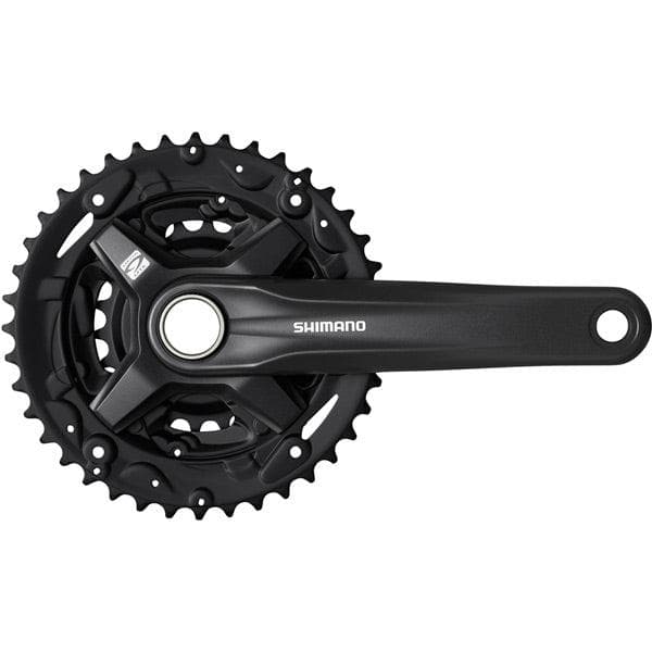 Load image into Gallery viewer, Shimano Altus FC-MT210 2-piece chainset 9-speed; 51.8 mm chain line; 170 mm; 36 / 22T; black
