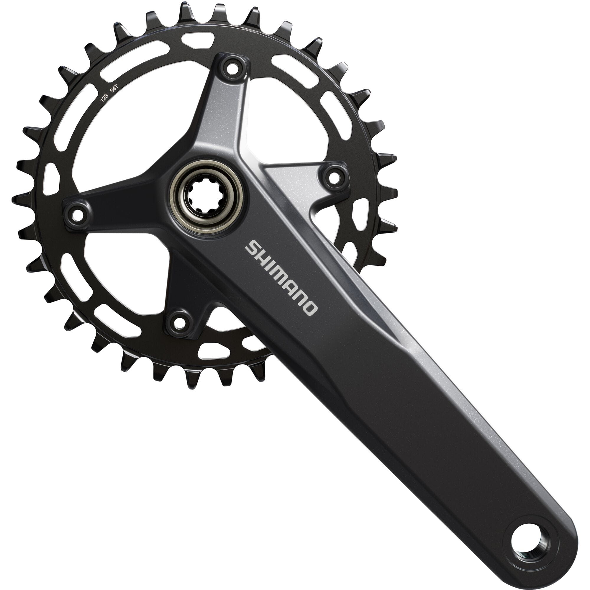 Shimano Deore FC-MT520 Deore chainset; 12-speed; 165 mm; 55 mm chainline; 34T