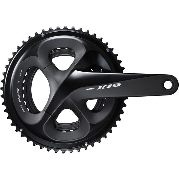 Shimano 105 FC-R7000 105 double chainset; HollowTech II 175 mm 52 / 36T; black