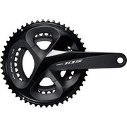 Shimano 105 FC-R7000 105 double chainset; HollowTech II 172.5 mm 53 / 39T; black