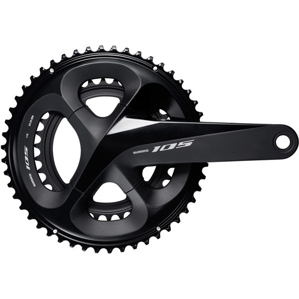 Shimano 105 FC-R7000 105 double chainset; HollowTech II 172.5 mm 53 / 39T; black