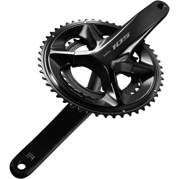 Shimano 105 FC-R7100 105 double 12-speed chainset; HollowTech II 170 mm 50 / 34T; black