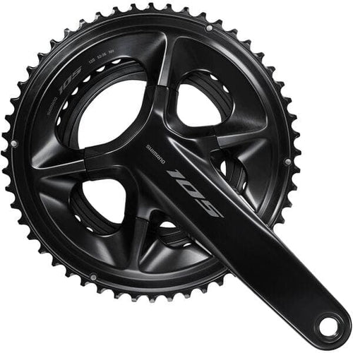 Shimano 105 FC-R7100 105 double 12-speed chainset; HollowTech II 160 mm 52 / 36T; black