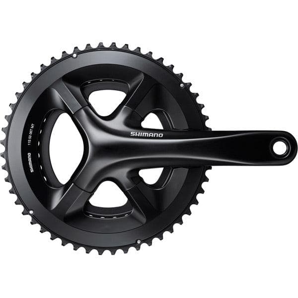 Load image into Gallery viewer, Shimano 105 FC-RS510 double chainset, for 135/142 mm axle, 172.5 mm - Black
