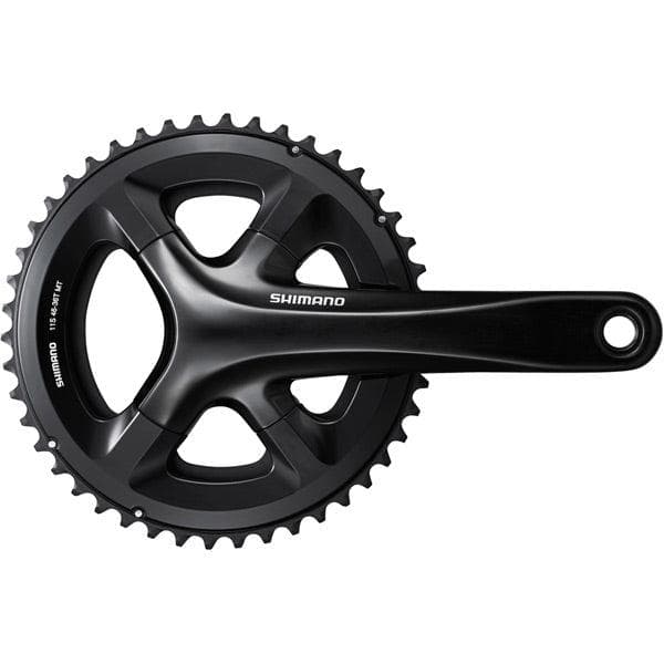 Shimano 105 FC-RS510 double chainset, 46/36T for 135/142 mm axle, 172.5 mm - Black