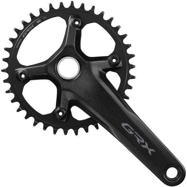 Shimano GRX FC-RX610 Chainset 38T - Single - 12-Speed - 2 Piece Design - 165 mm