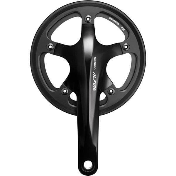 Shimano FC-S501 Alfine 2-piece chainset with single chain guard 45T, 170mm