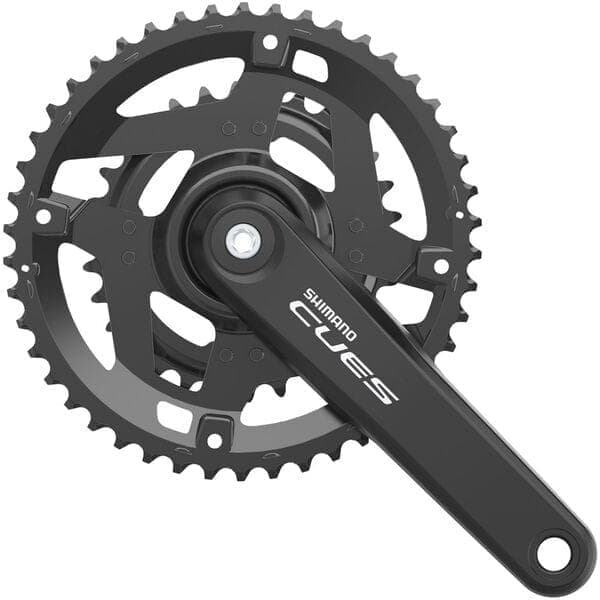 Shimano CUES FC-U4010 2 piece design chainset, for 9/10-speed, 46/30T