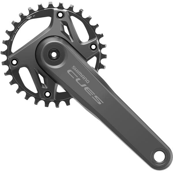 Shimano CUES FC-U6000-1 CUES 2 piece design chainset, for 9/10/11-speed, 55mm C/L, 165mm, 30T